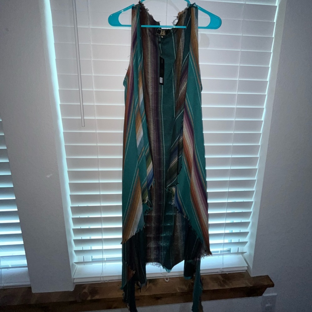 L&B serape Duster size XL